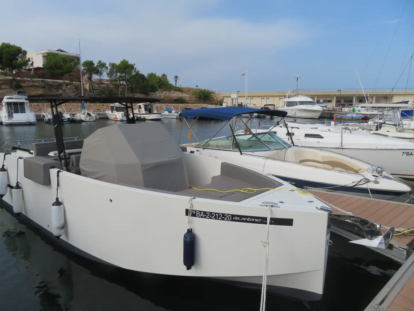 Representative photograph of a De Antonio Yachts boat