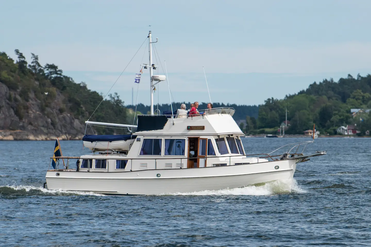 Representative photograph of a Grand Banks Yachts boat