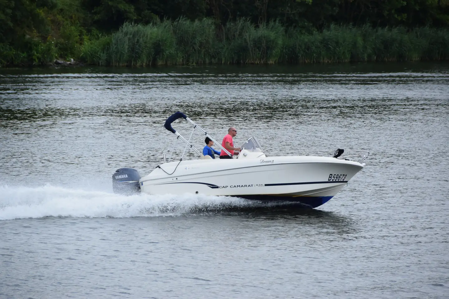 Representative photograph of a Jeanneau boat