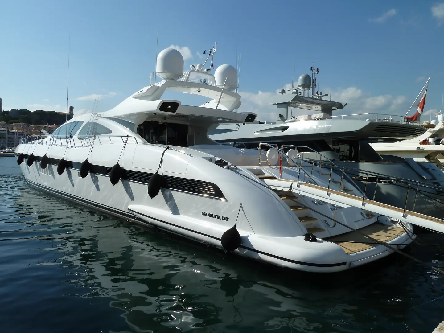 Representative photograph of a Mangusta boat