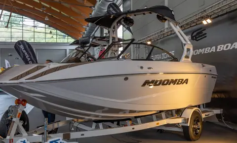 Representative photograph of a Moomba boat