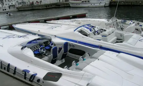 Representative photograph of a Nor-Tech Hi-Performance Boats boat