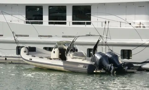 Representative photograph of a Ranieri International boat