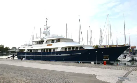 Representative photograph of a Royal Huisman boat