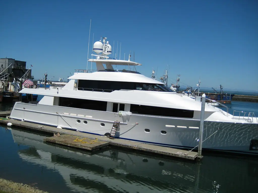 Representative photograph of a Westport Yachts boat