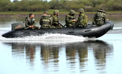 Representative photograph of a Zodiac Milpro boat